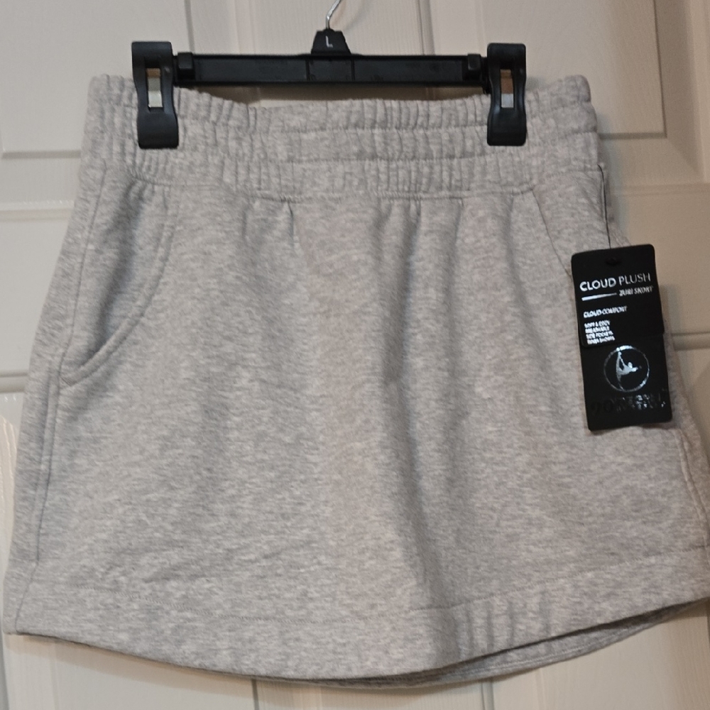 Cloud Plush Gray Skort